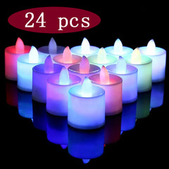 Electronic Candles for Wedding Proposal Birthday Arrangement