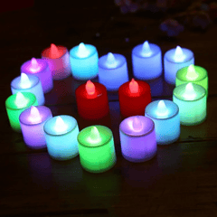 Electronic Candles for Wedding Proposal Birthday Arrangement