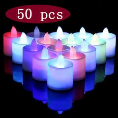 Electronic Candles for Wedding Proposal Birthday Arrangement