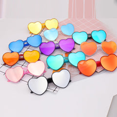 Y2K Heart Sunglasses For Women Men Funny Candy Glasses UV400