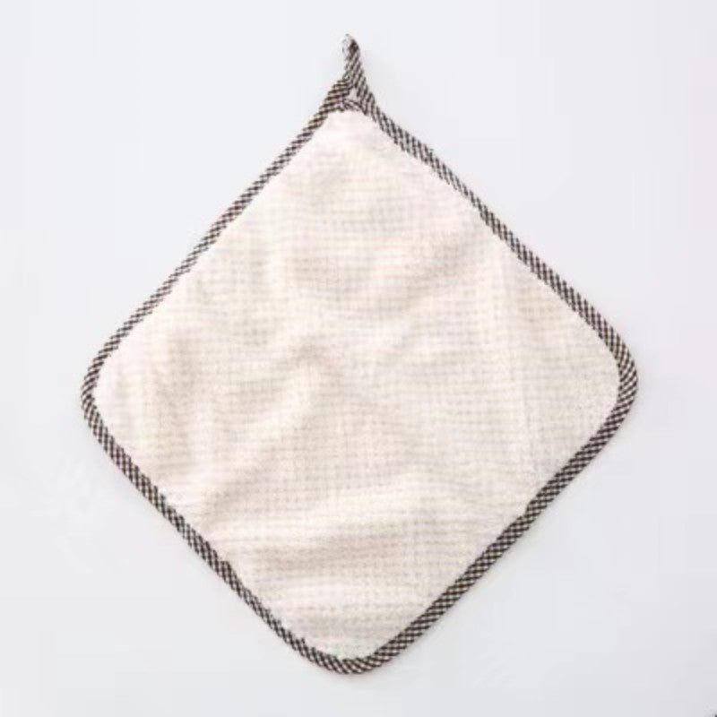 8pcs Bamboo Fiber Kitchen Absorbent Dishcloth, Lint-Free Essential Cleaning Tool