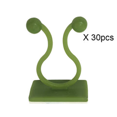 30pcs Self Adhesive Plant Climbing Wall Fasteners Hooks for Garden