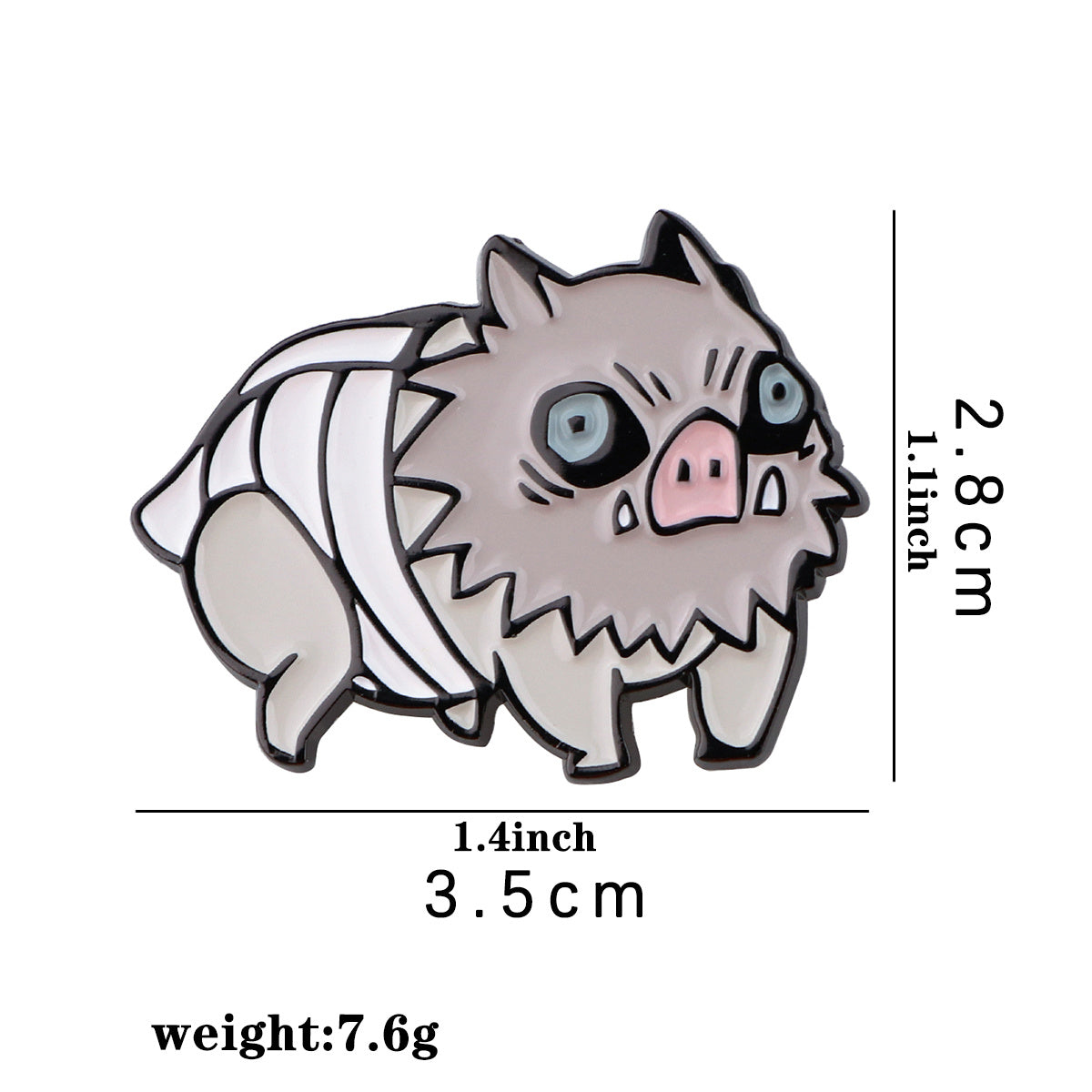 Funny Baby Pig Enamel Pin For Men