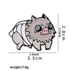 Funny Baby Pig Enamel Pin For Men