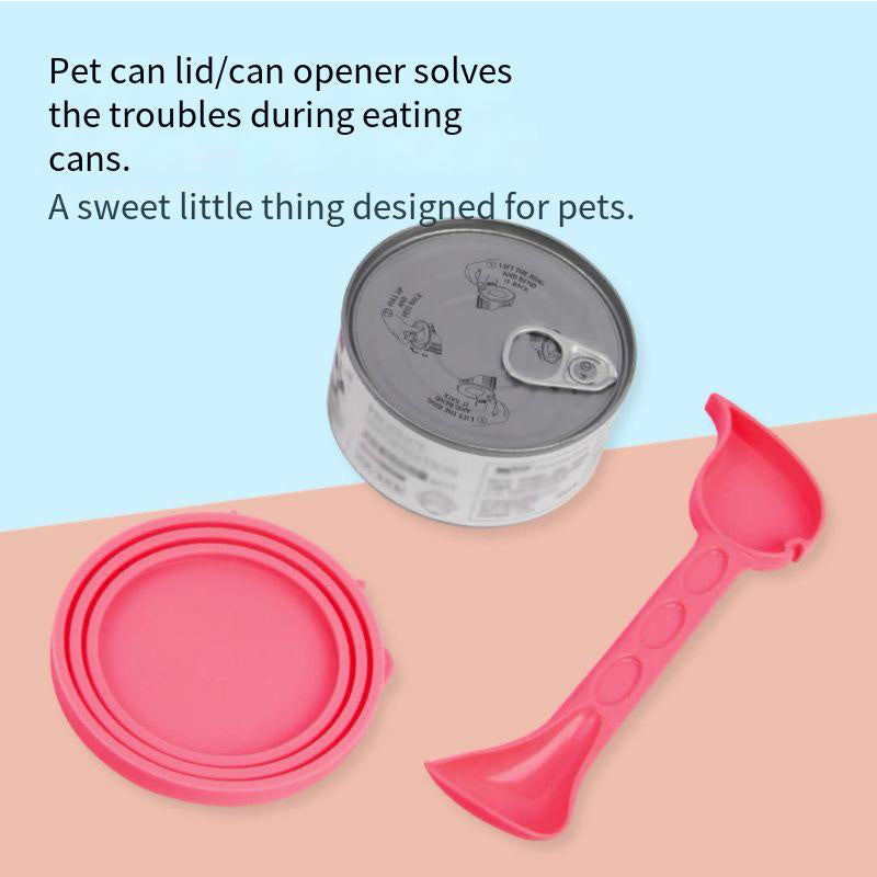 Silicone Pet Food Can Cover Reusable Lid Seal for Dog and Cat Storage