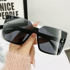 Ombre Rimless Sunglasses UV400 Sun Shades for Beach Travel