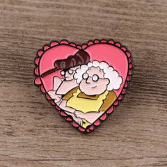 Vintage Cartoon Enamel Pin For Men Badges Brooches For Men