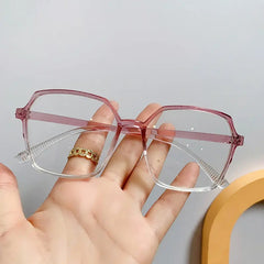 Polygon Anti Light Glasses For Women Men Students