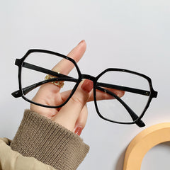 Polygon Anti Light Glasses For Women Men Students