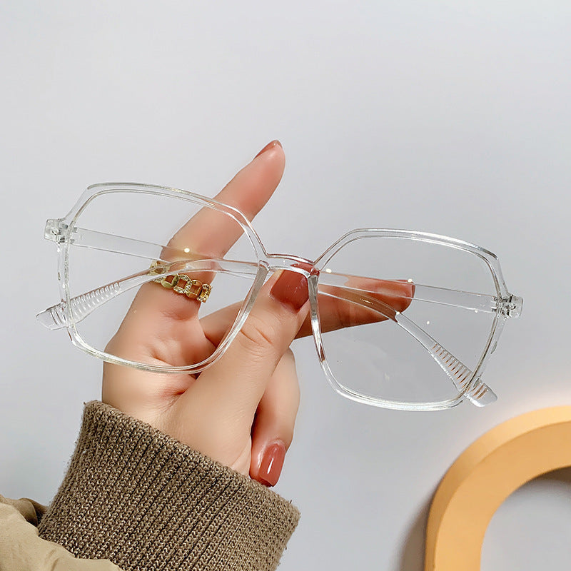 Polygon Anti Light Glasses For Women Men Students