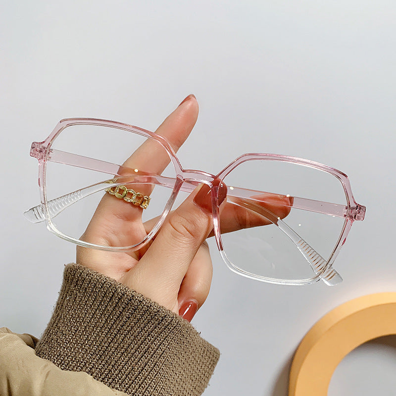Polygon Anti Light Glasses For Women Men Students