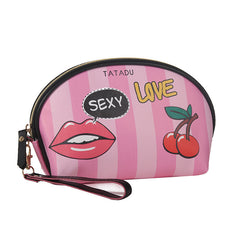 Lip Print Coin Purse Travel Storage Bag