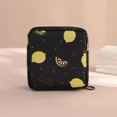 Cactus Print Sanitary Napkin Storage Bag Organizer