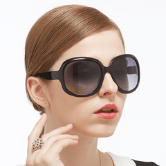 Women's Oval Sunglasses Large Gradient UV400