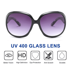Women's Oval Sunglasses Large Gradient UV400