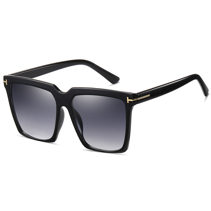 Large Square Sunglasses Gradient Anti Glare UV400