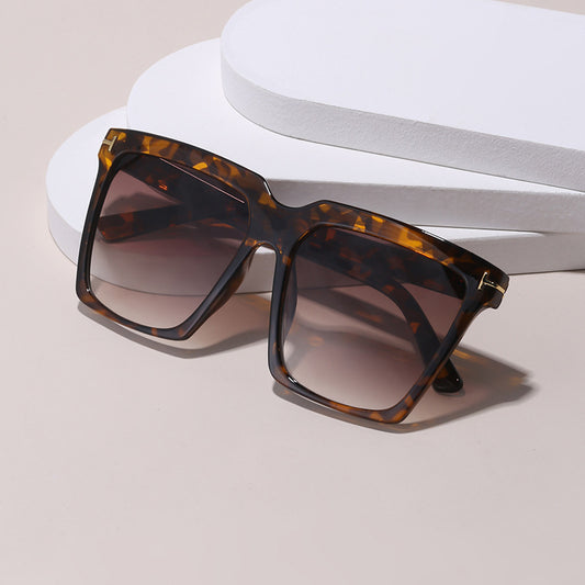 Large Square Sunglasses Gradient Anti Glare UV400