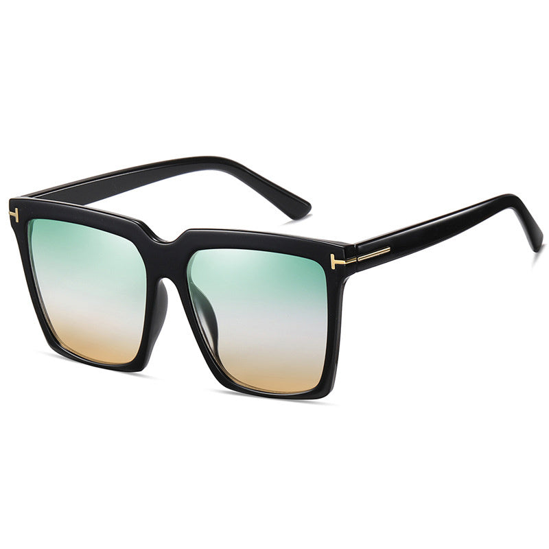 Large Square Sunglasses Gradient Anti Glare UV400