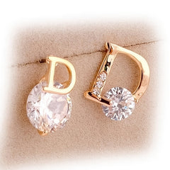 D Rhinestone Stud Earrings Jewelry for Girls