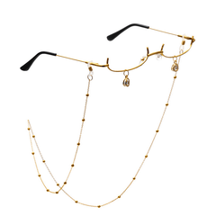 Half Frame Glasses No Lens Party Club Decorative Glasses Cosplay Accessory