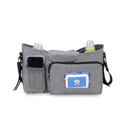 Stroller Bag for Mom and Baby - One Shoulder Mommy Bag with Wet Wipes Drawer