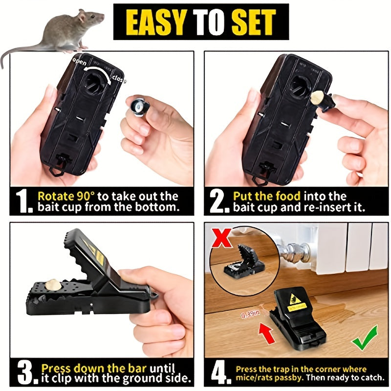 Mouse Trap Rats Mice Snap Trap 100 Remove Mouse Catcher