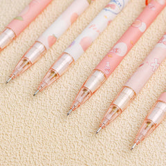3pcs Sweet Peach Mech Pencils 0.5mm Lead Cartoon Gift Students