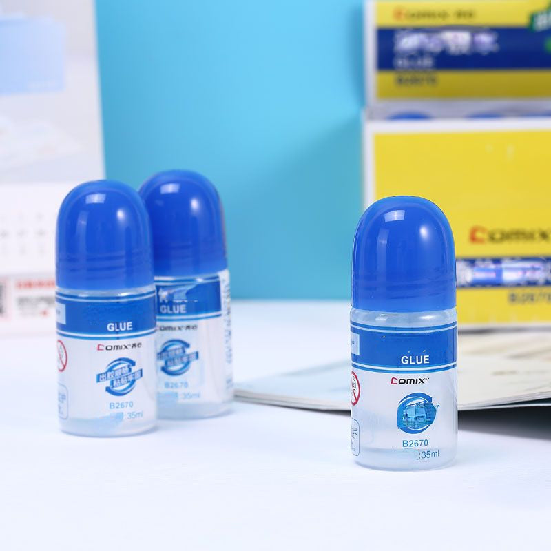 Transparent Glue Liquid for DIY School Office Bills Stamps 35ml