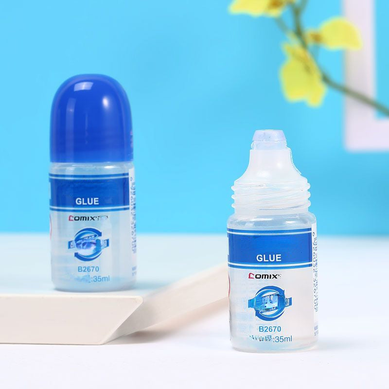 Transparent Glue Liquid for DIY School Office Bills Stamps 35ml