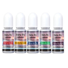 5 Colors Star Sky UV Resin Pigment Dye Epoxy Resin Crafts Jewelry DIY