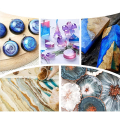 5 Colors Star Sky UV Resin Pigment Dye Epoxy Resin Crafts Jewelry DIY