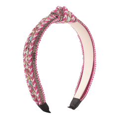 Boho Cross Knotted Headband Braided Head Hoop Criss Cross Headdress Hair Accesso