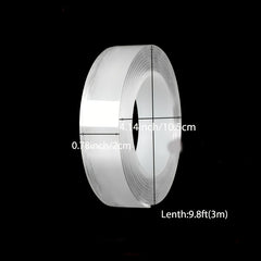 Washable Reusable Nano Tape Double Sided Adhesive Universal