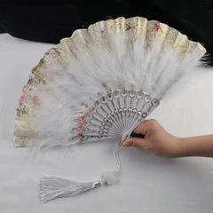 Vintage Folding Fan Stage Performance Fan