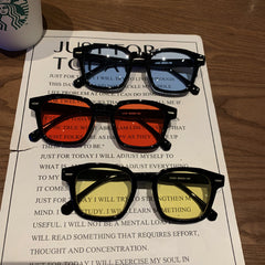 Y2K Square Sunglasses Men Women Candy Glasses UV400