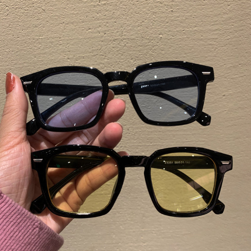 Y2K Square Sunglasses Men Women Candy Glasses UV400
