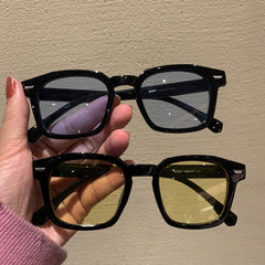 Y2K Square Sunglasses Men Women Candy Glasses UV400