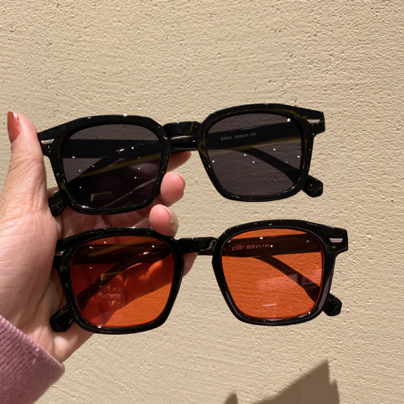 Y2K Square Sunglasses Men Women Candy Glasses UV400