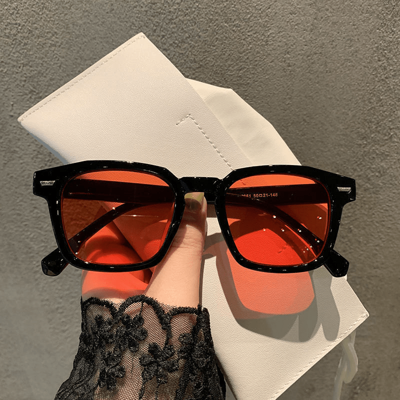 Y2K Square Sunglasses Men Women Candy Glasses UV400