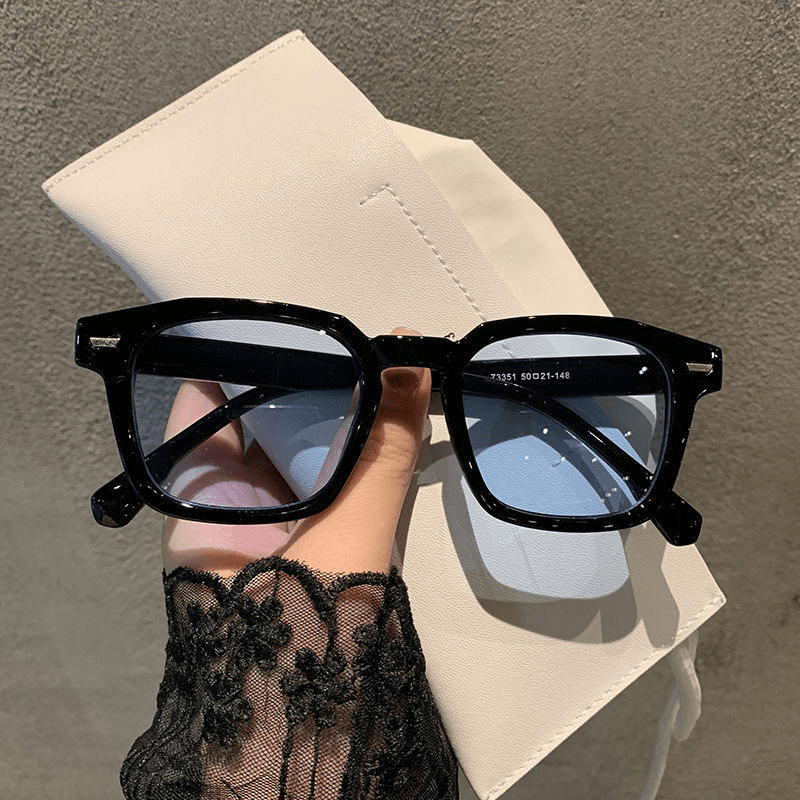 Y2K Square Sunglasses Men Women Candy Glasses UV400