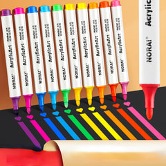 Double Headed Acrylic Marker Pen Student