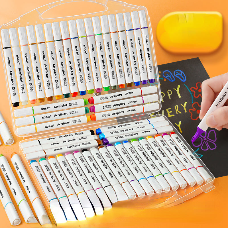 Double Headed Acrylic Marker Pen Student