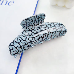 Graffiti Pattern Shark Claw Hair Claw