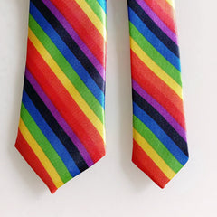 2pcs Lot Rainbow Neck Ties Men Casual Business Wedding Party Necktie