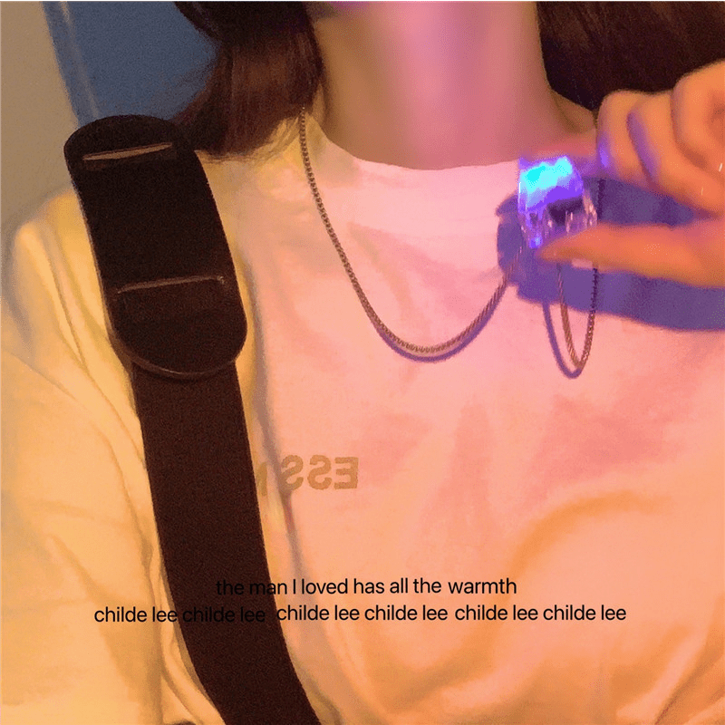 Decompression Necklace Mechanical Key Pendant Couple Matching Accessory
