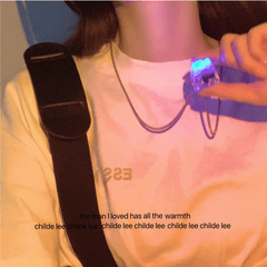 Decompression Necklace Mechanical Key Pendant Couple Matching Accessory