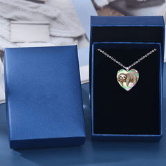 Sloth Print Pendant Necklace Jewelry Gift for Girls