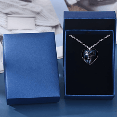 Punk Cat Heart Pendant Necklace Gothic Animal Jewelry Girls