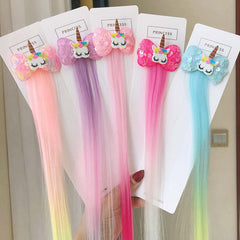 Sequin Bow Unicorn Hair Clip Hair Extension