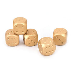 Aluminium Alloy Poker Dices Set with Storage Box